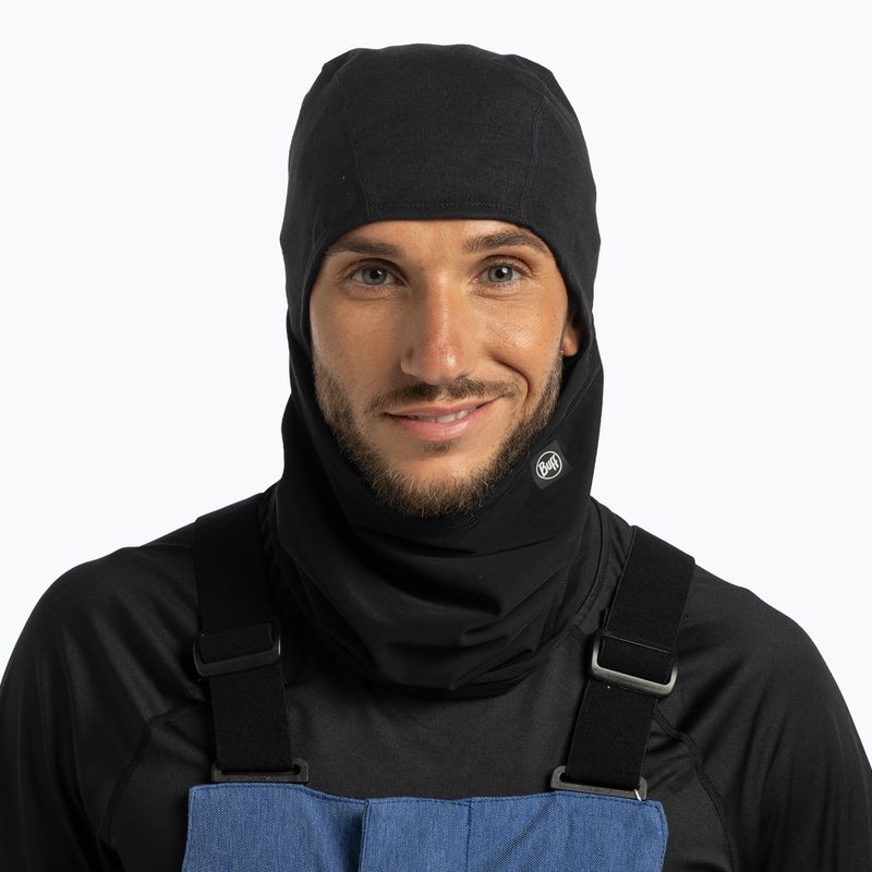 Balaclava BUFF Tech Fleece Hinged black 4