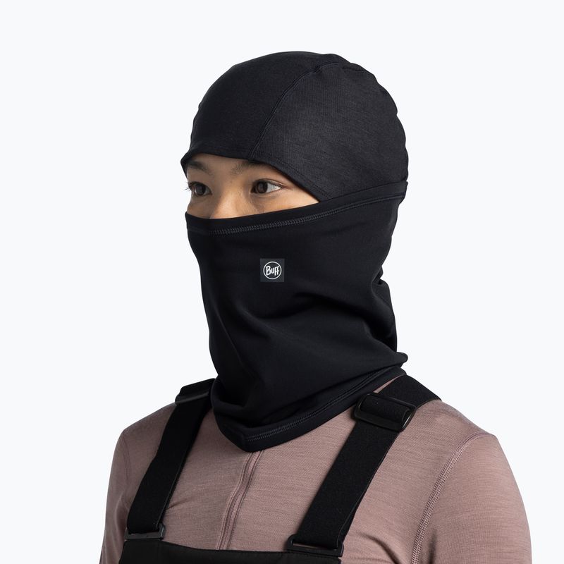 Balaclava BUFF Tech Fleece Hinged black 5