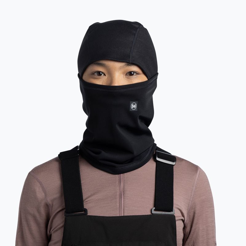 Balaclava BUFF Tech Fleece Hinged black 6