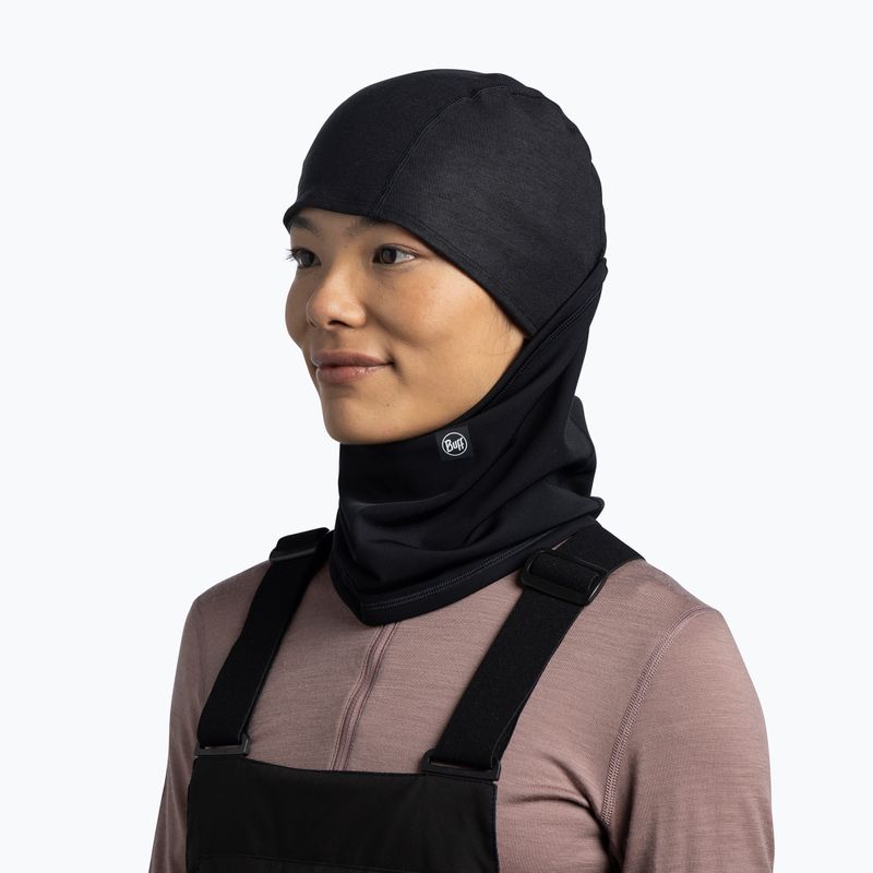 Balaclava BUFF Tech Fleece Hinged black 7