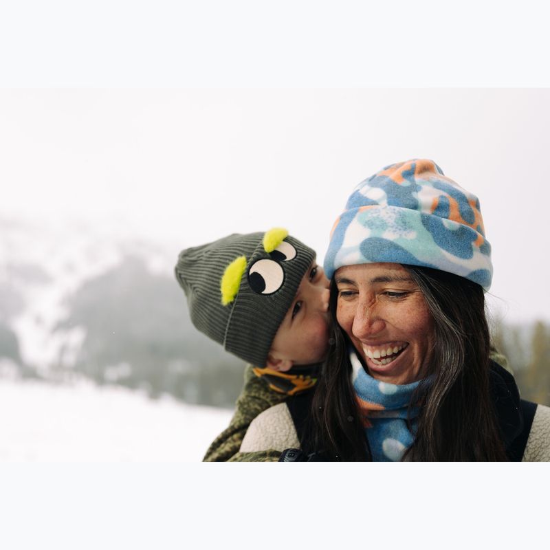 Children's winter hat Buff Knitted Fun green 5