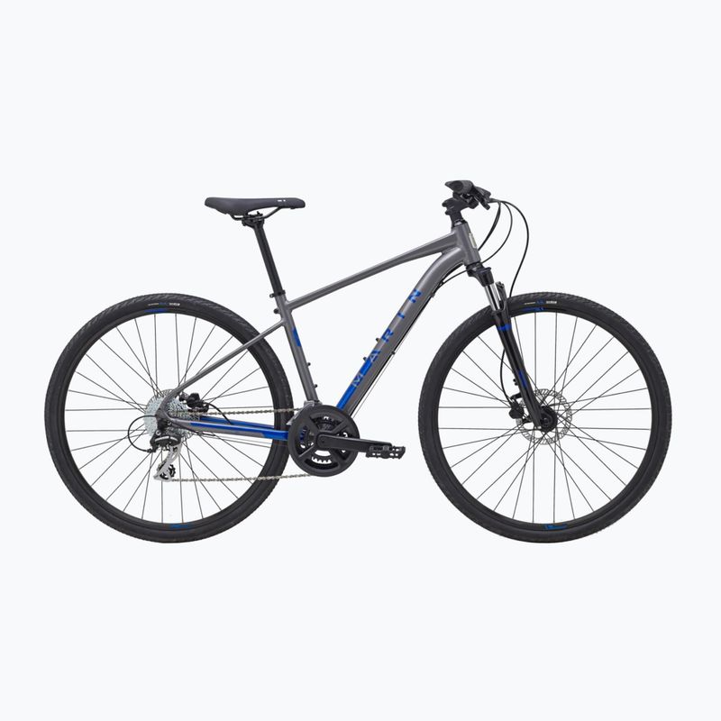 Marin San Rafael DS2 700C gloss grey/blue cross bicycle