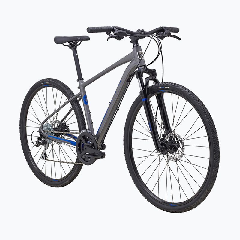 Marin San Rafael DS2 700C gloss grey/blue cross bicycle 2