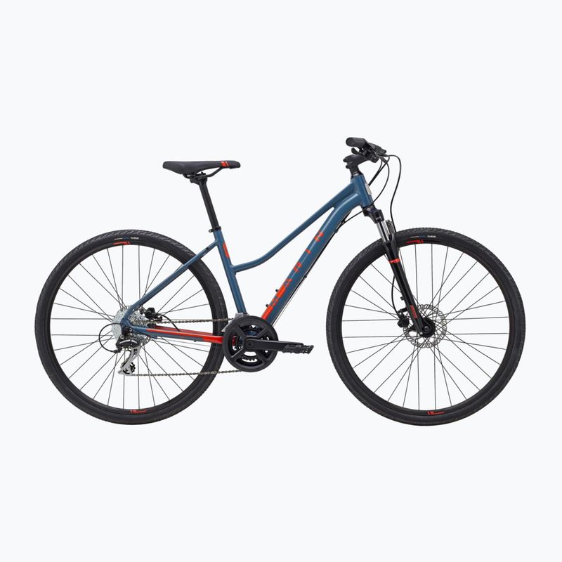 Marin San Anselmo DS2 women's cross bike 700C gloss grey/roarange