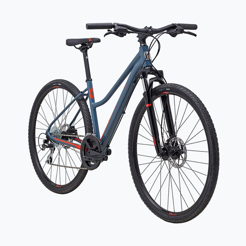 Marin San Anselmo DS2 women's cross bike 700C gloss grey/roarange 2