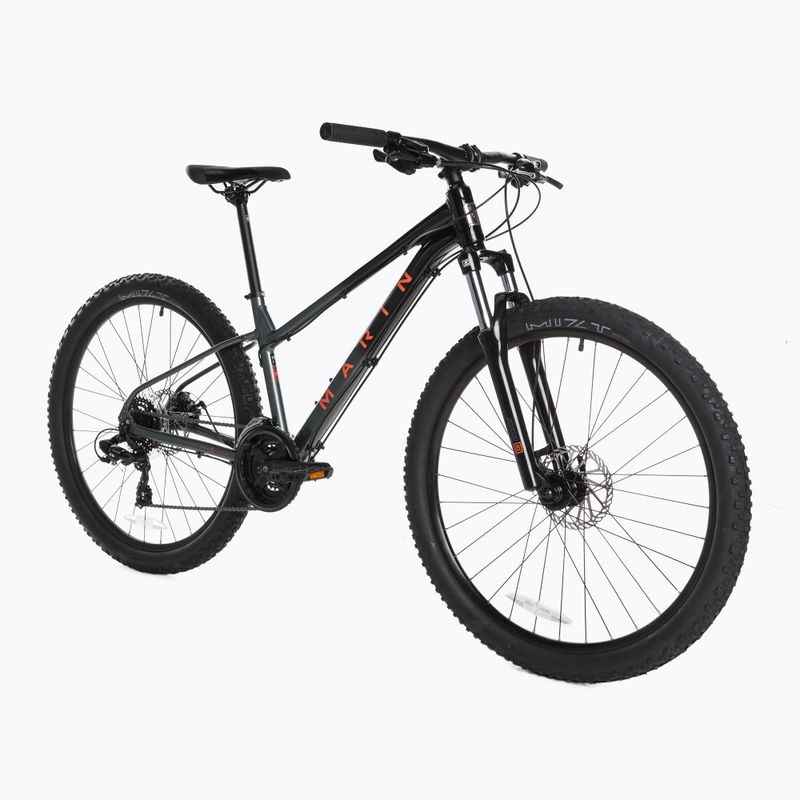 Marin Wildcat Trail 1 27.5 gloss black/charcoal/coral women's mountain bike 2