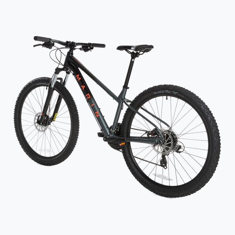 Marin Wildcat Trail 1 27.5 gloss black/charcoal/coral women's mountain bike 3