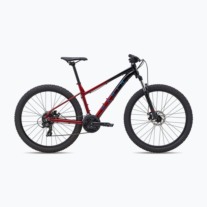 Marin Wildcat Trail 1 27.5 gloss maroon/black/teal women's mountain bike