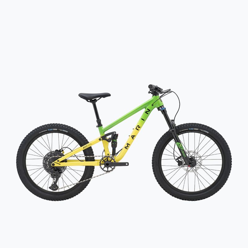 Junior bike Marin Rift Zone Jr 26 green/yellow fade