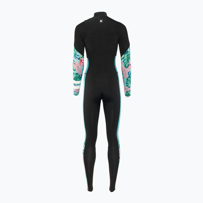 Women's Hurley Plus Printed 3/2 mm Fullsuit java tropical wetsuit 2