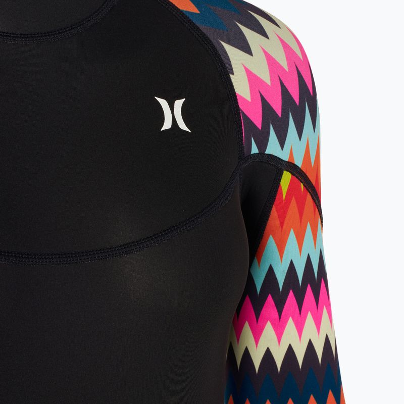 Hurley Advant women's 2mm Shorty Springsuit chevron swim float 3