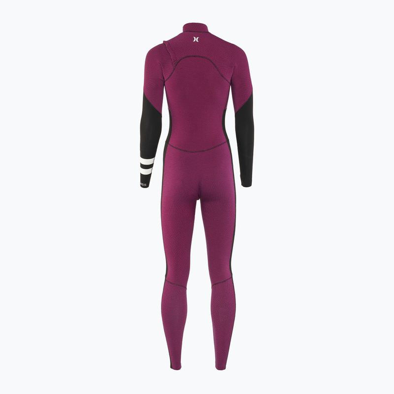 Hurley Plus women's 3/2 mm Fullsuit raspberry swim wetsuit 2