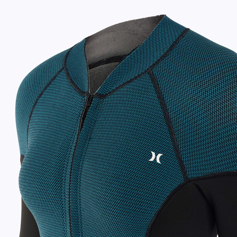 Hurley Advant Texture 2/2 mm Springsuit women's wetsuit black/skyblue 4