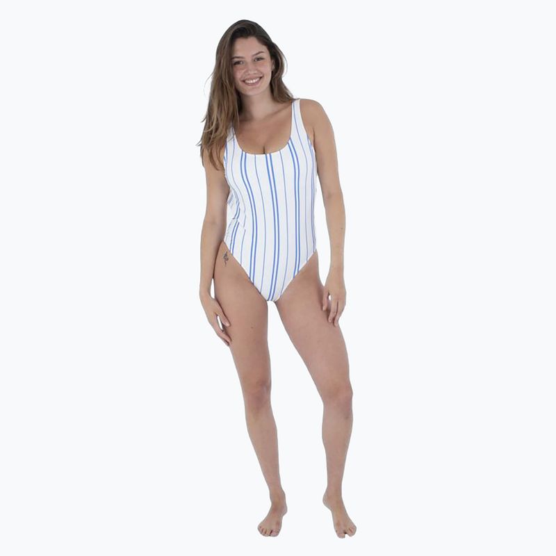 Hurley La Mer Tank One Piece women's swimsuit marshmallow 2