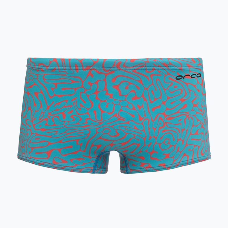 Orca Core Sq Leg red diploria swim boxers