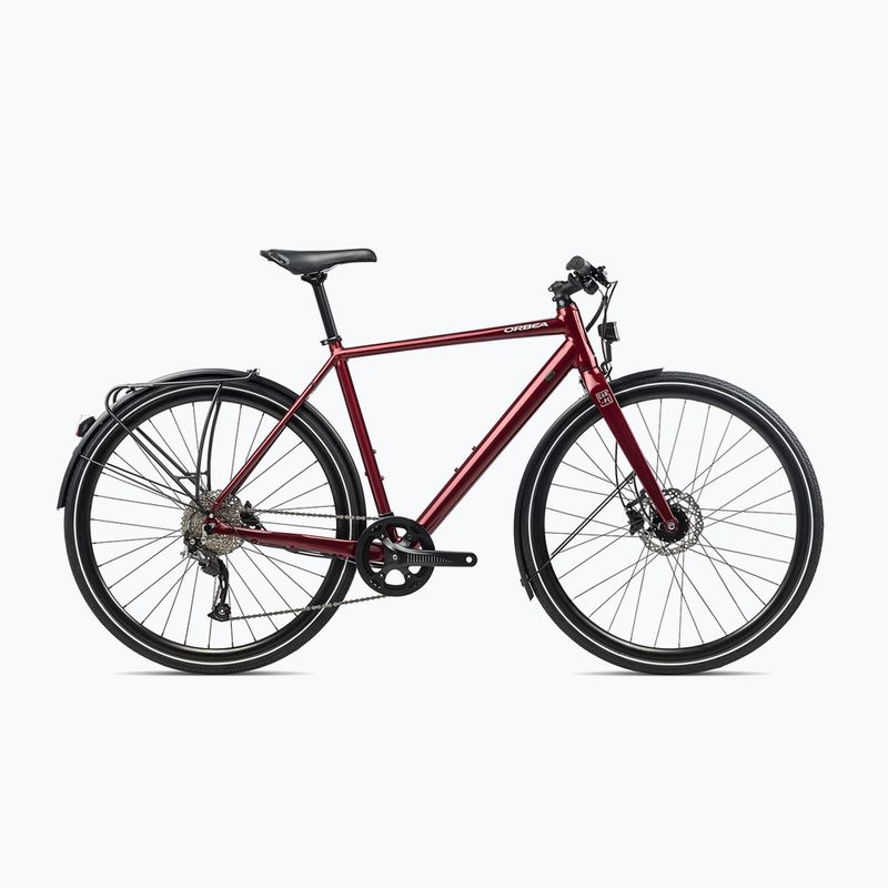 Orbea Carpe 15 2023 metallic dark red city bike