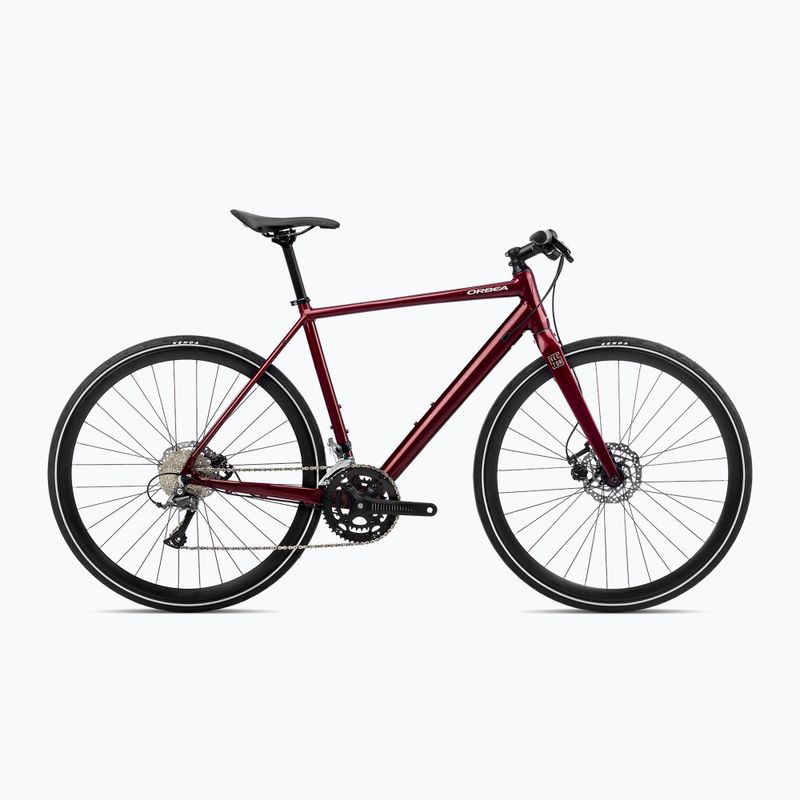 Orbea Vector 30 2023 metallic dark red city bike