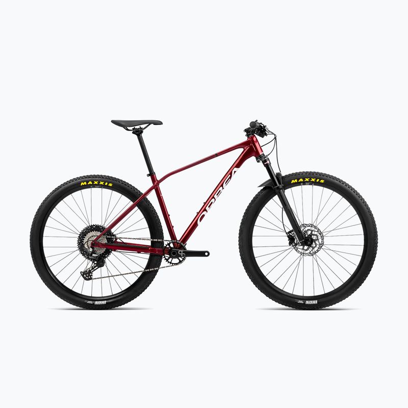 Orbea Alma H30 2023 metallic dark red/chic white mountain bike