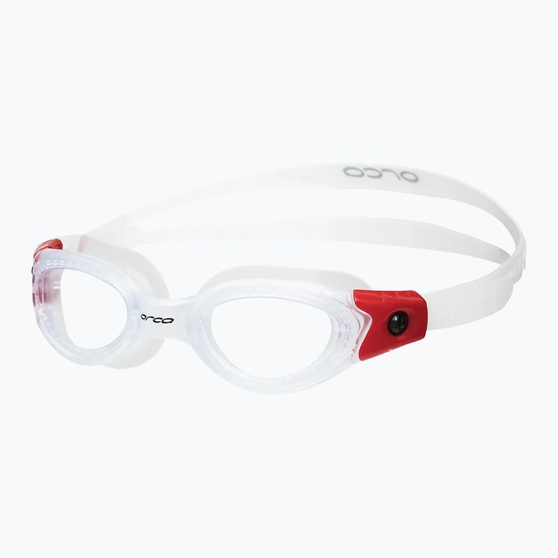 Orca Killa Junior clear white children's swimming goggles 6