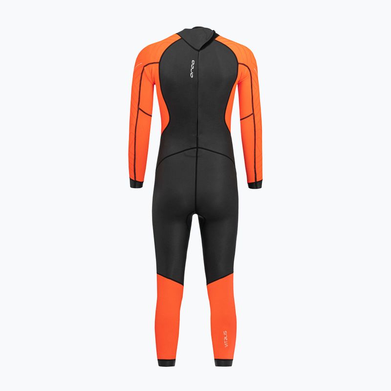 Women's triathlon wetsuit Orca Vitalis Openwater Hi Vis black 2