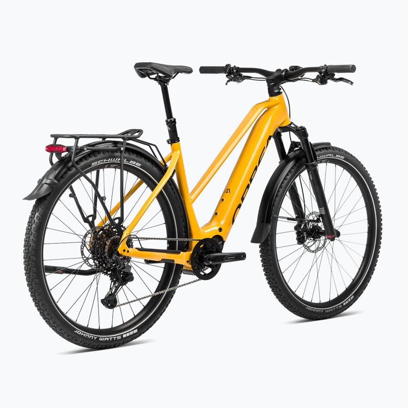 Orbea Kemen Mid SUV 30 540Wh 2024 mango/black electric bike 3