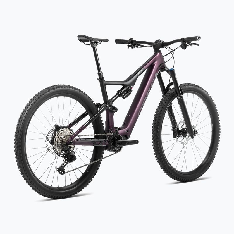 Orbea Rise H30 540Wh 2024 metallic mulberry/black electric bike 3