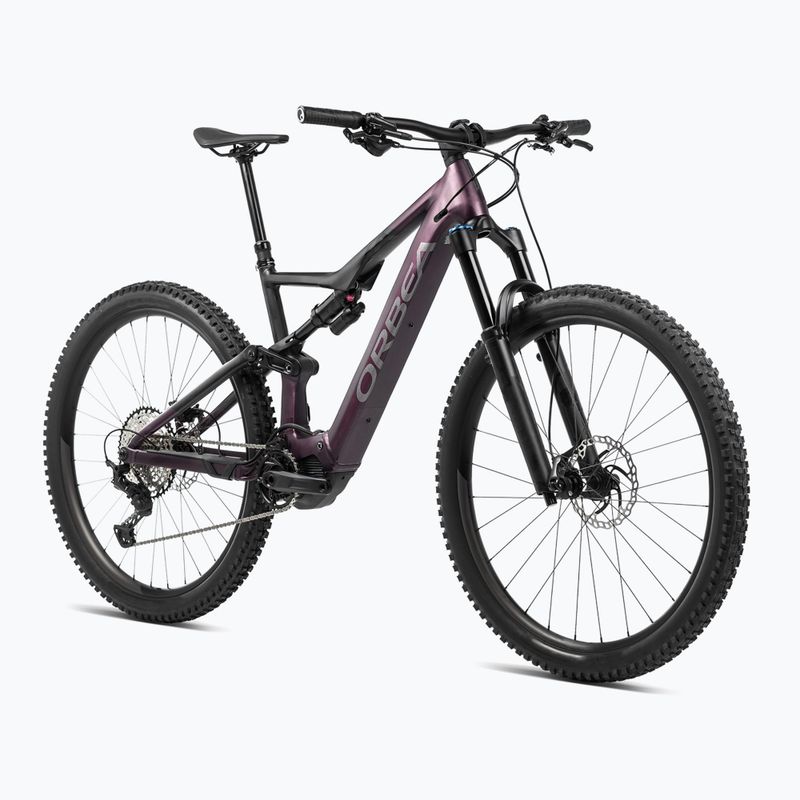 Orbea Rise H20 540Wh 2024 metallic mulberry/black electric bike 2