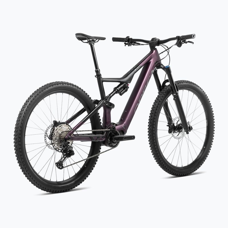 Orbea Rise H20 540Wh 2024 metallic mulberry/black electric bike 3