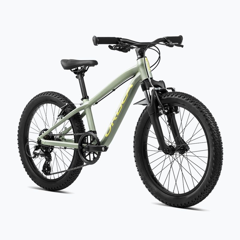 Orbea MX 20 XC 2024 metallic green/yellow children's bike 2