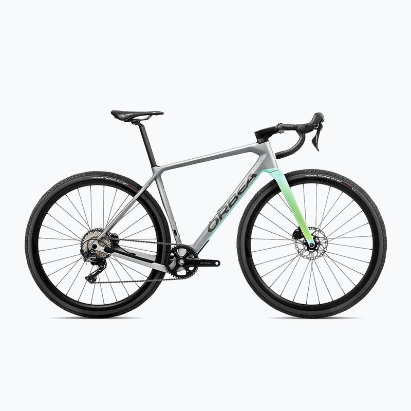 Orbea Terra M30 Team 1X 2023 silver/green gravel bike