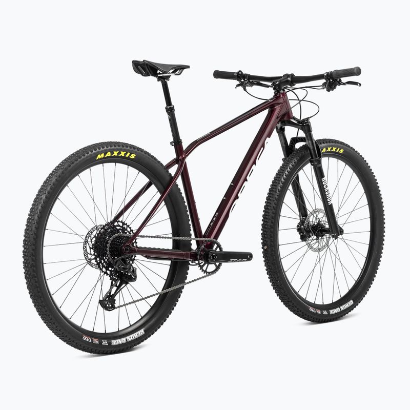 Orbea Alma H30 2024 metallic dark red/chic white mountain bike 3