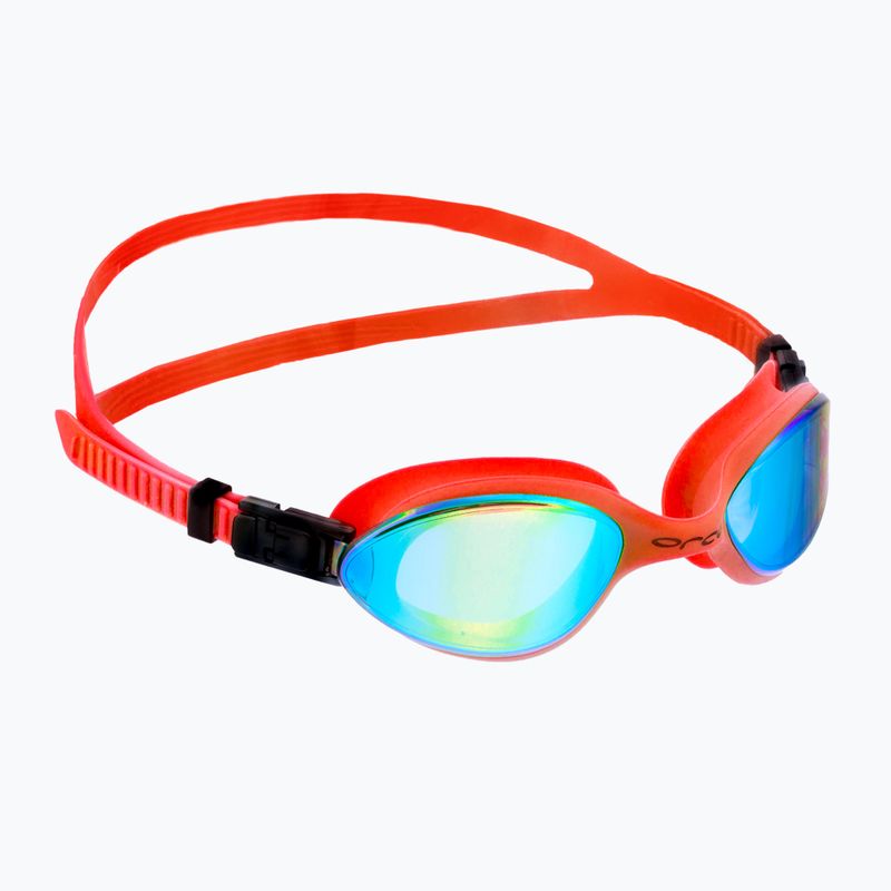 Orca Killa 180º high visibility orange/mirror swim goggles FVA30054