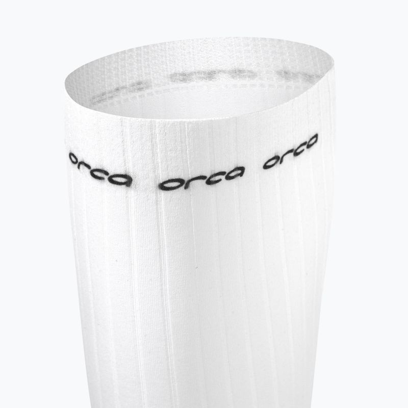 Cycling leg sleeves Orca Aero Calf black white 2