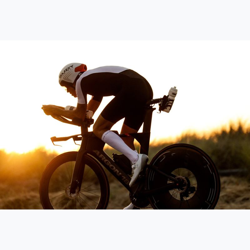 Cycling leg sleeves Orca Aero Calf black white 4