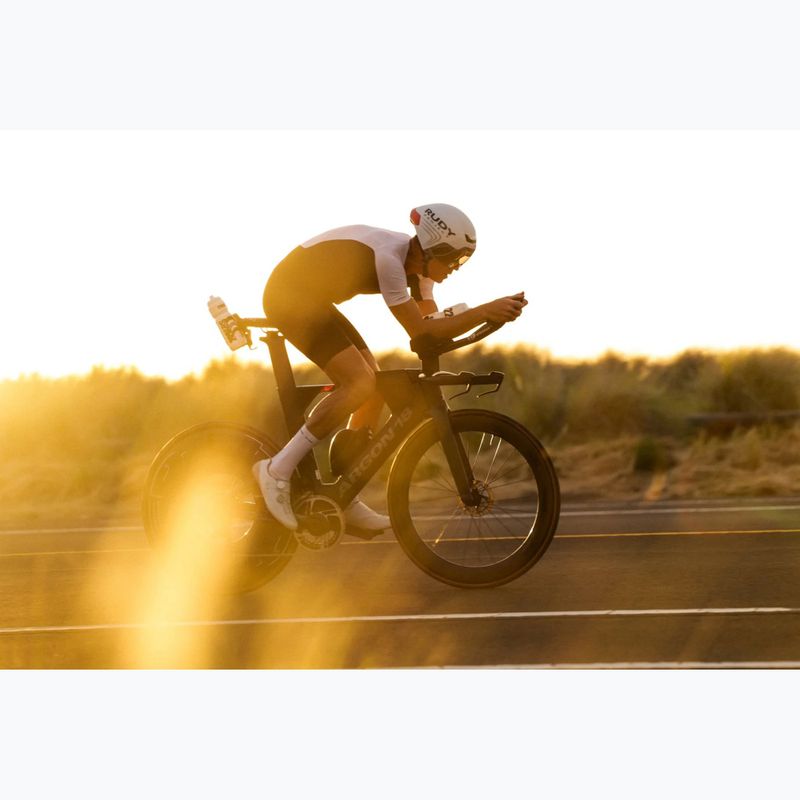 Cycling leg sleeves Orca Aero Calf black white 5