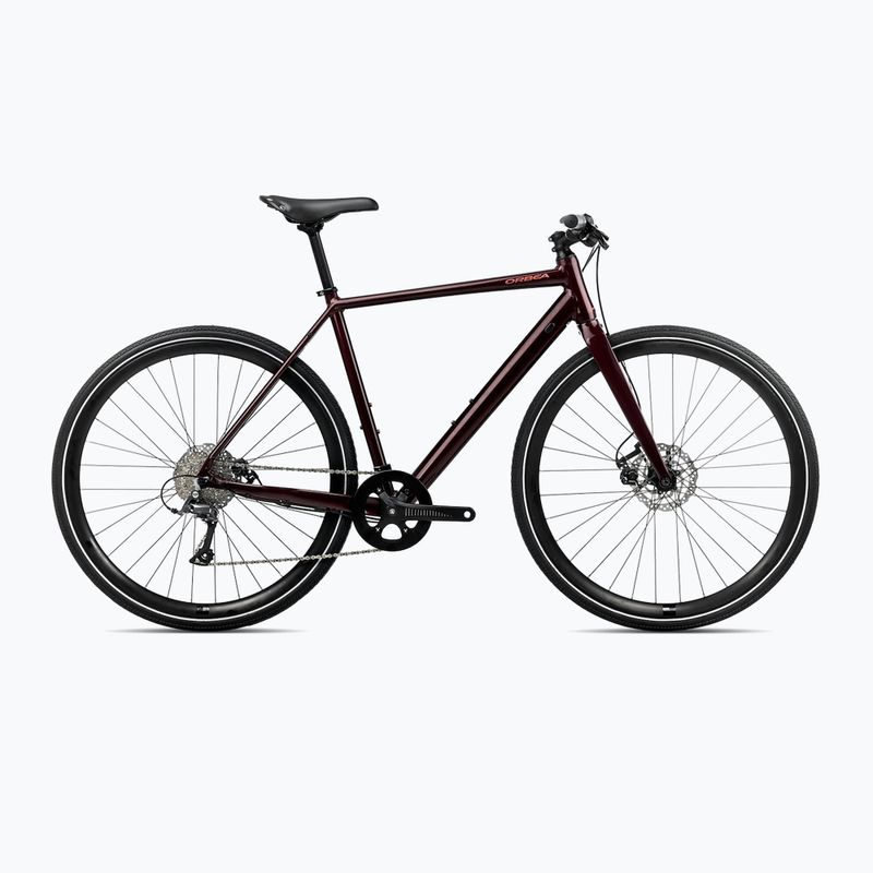 City bicycle Orbea Vector 35 2025 metallic burgundy red