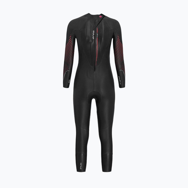 Women's triathlon wetsuit Orca Athlex Float V2 red buoyancy 2