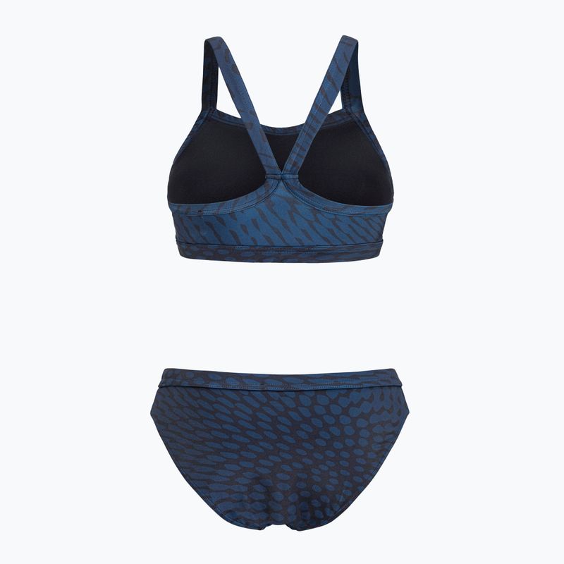 Women's two-piece swimsuit Orca Core Bikini deep blue print 2