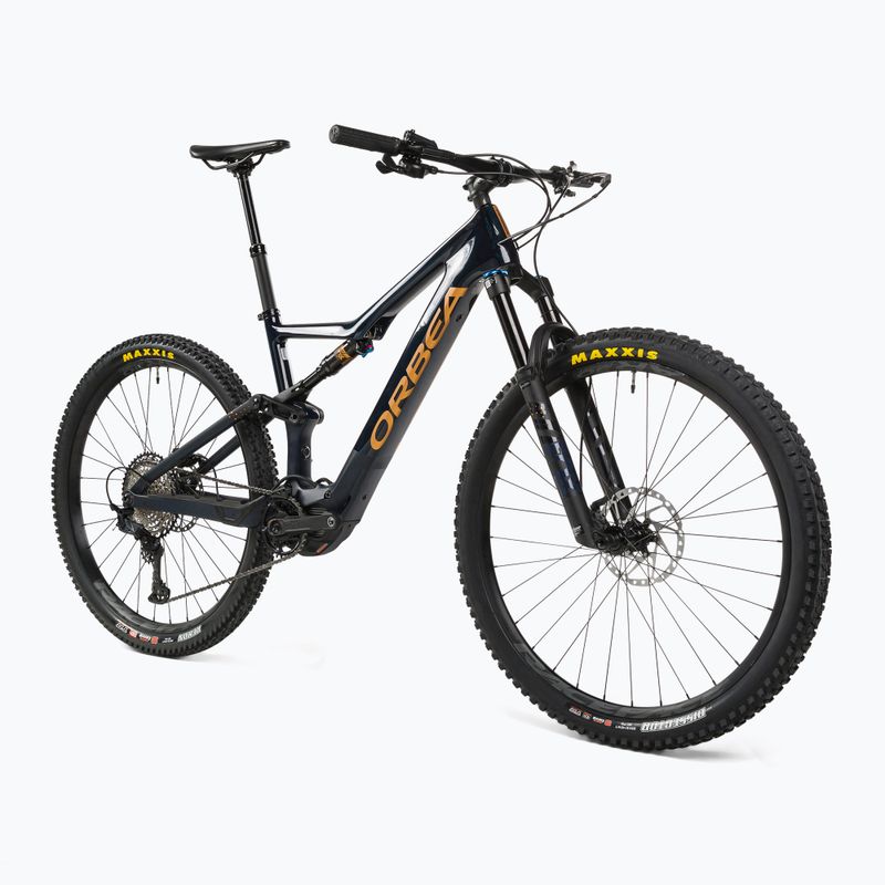 Orbea Rise M20 blue-gold electric bike M36020YX 2