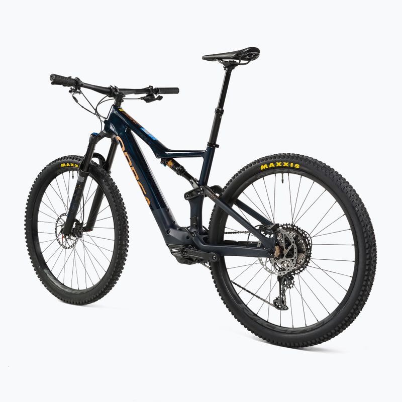 Orbea Rise M20 blue-gold electric bike M36020YX 3