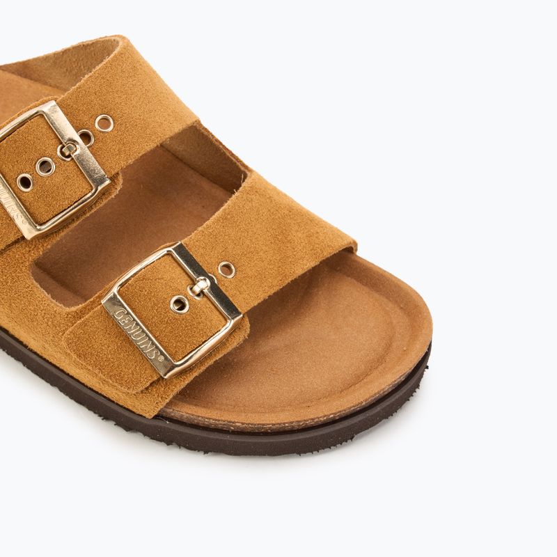Women's slides Genuins Hawaii Velour camel 7