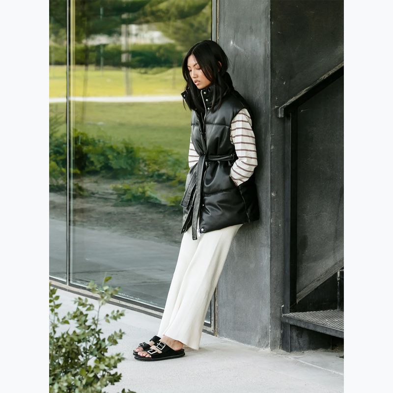 Women's slides Genuins Hawaii Velour black 11