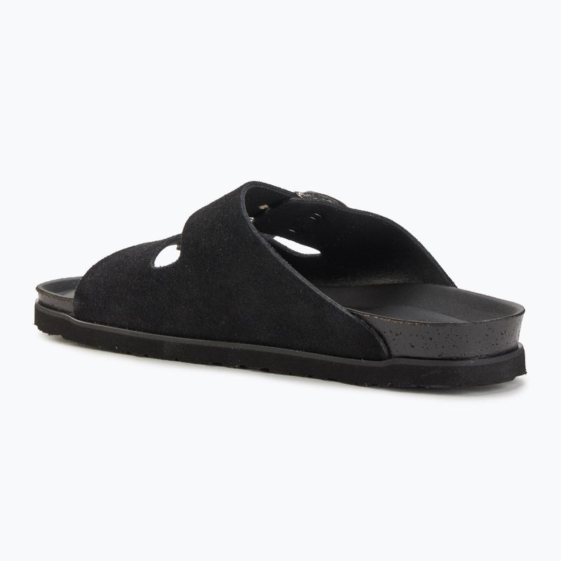 Women's slides Genuins Hawaii Velour black 3