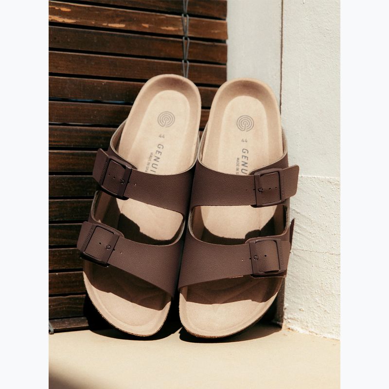 Women's slides Genuins Hawaii Vegan mocca 8