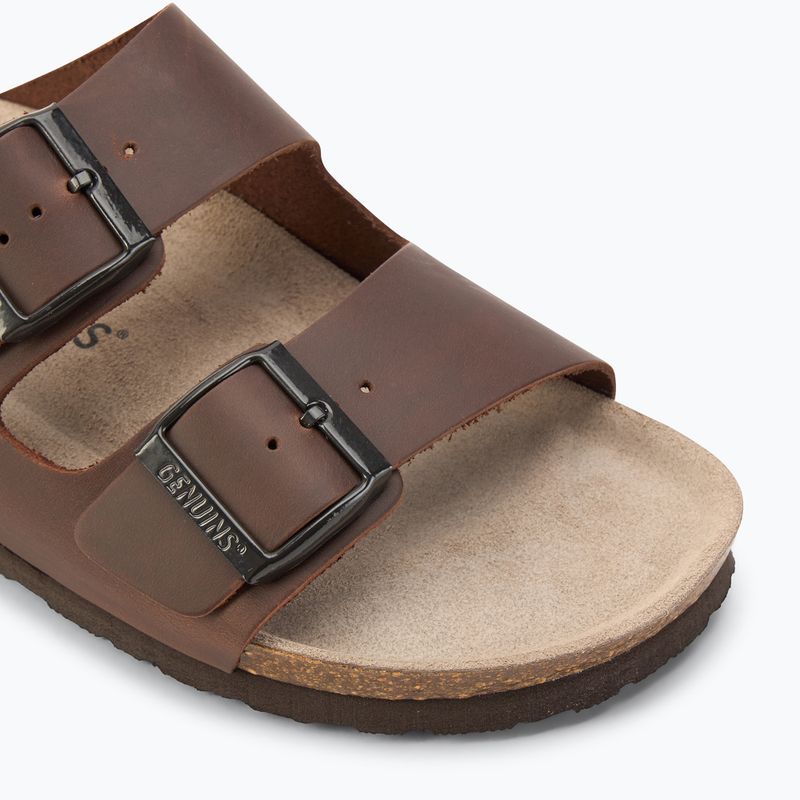 Women's slides Genuins Hawaii Oiled Leather habana 7