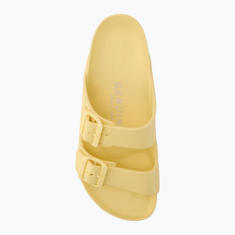 Women's slides Genuins Mallorca H2O yellow 5
