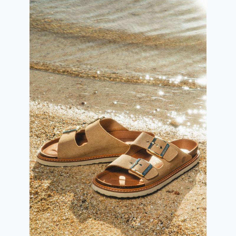 Women's slides Genuins Hawaii Velour almond 8