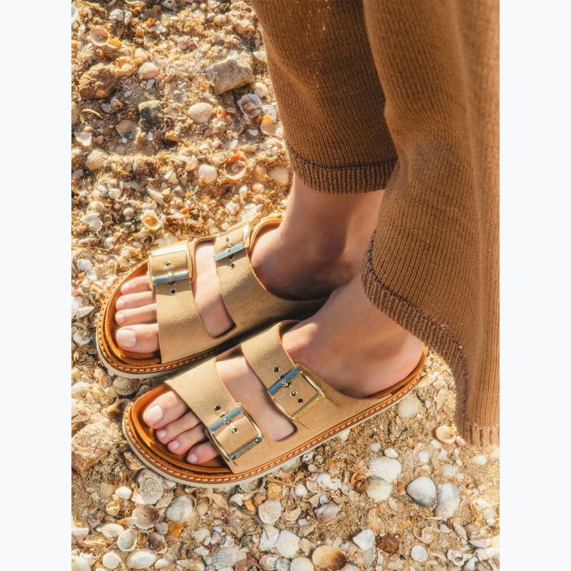 Women's slides Genuins Hawaii Velour almond 9