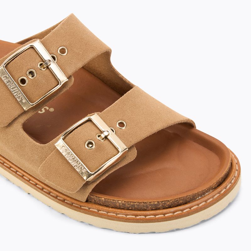 Women's slides Genuins Hawaii Velour almond 7