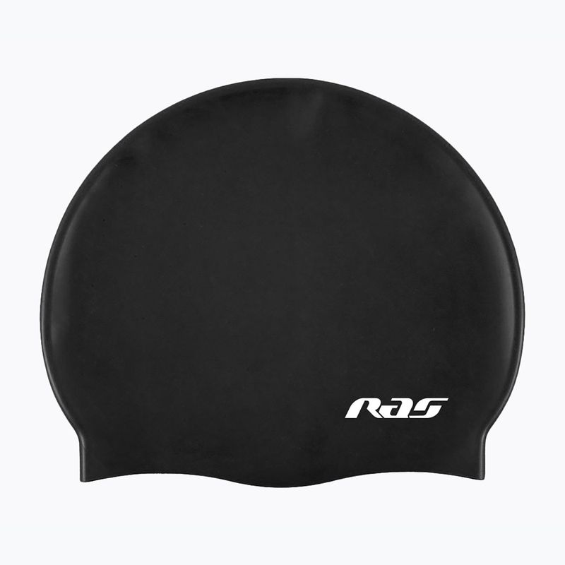 Children's swim cap RAS Silicone black